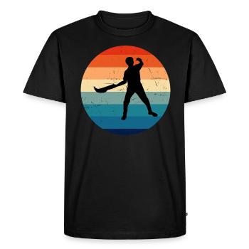 Men's Pelota vasca Pelota Basque Pelota Women - Men's Premium Organic T-Shirt - black - Front - Nico (187cm)