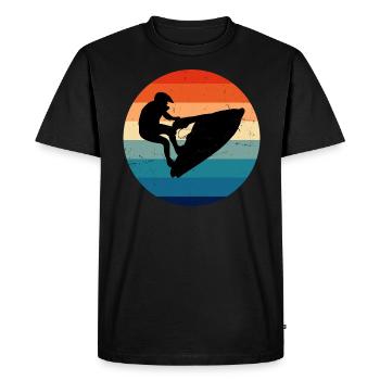 Jetski Sports nautiques Femmes Hommes Jet Ski - T-shirt Premium bio Homme - noir - Devant - Nico (187cm)