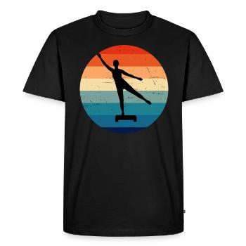 Entraînement physique Aérobic Entraînement en force Aérobic - T-shirt Premium bio Homme - noir - Devant - Nico (187cm)