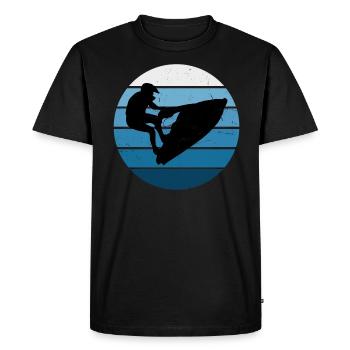 Jetski Hommes Jetski Femmes Sports Nautiques Jetski f - T-shirt Premium bio Homme - noir - Devant - Nico (187cm)
