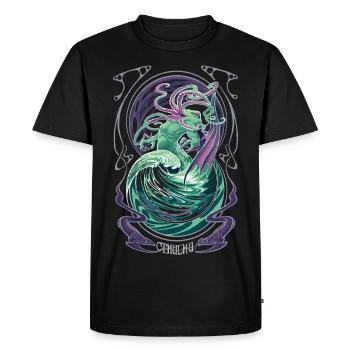 Cthulhu - Men's Premium Organic T-Shirt - black - Front - Nico (187cm)