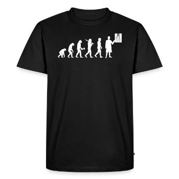 Optometrist Optometrist Optometry Evolution Gift - Men's Premium Organic T-Shirt - black - Front - Nico (187cm)