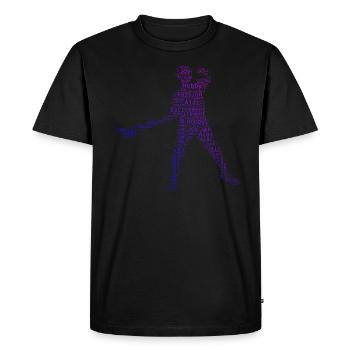 Pelota Pelota vasca Jai Alai Basque Pelota - Men's Premium Organic T-Shirt - black - Front - Nico (187cm)