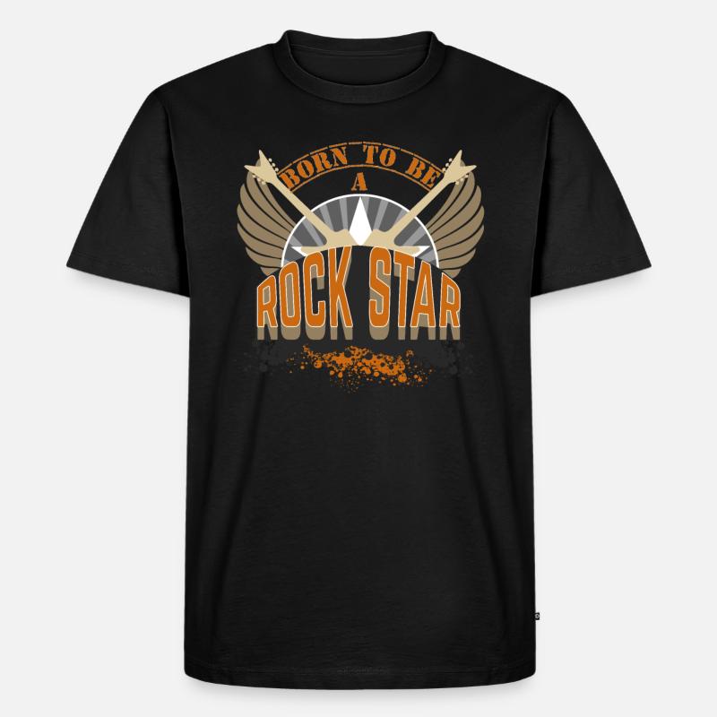 Geboren, zu sein - Männer Premium Bio T-Shirt - Schwarz