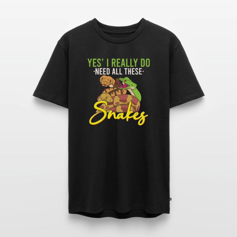 Drôle de serpent python / boa constrictor T-shirt Premium bio Homme