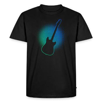 Guitariste Guitariste - T-shirt Premium bio Homme - noir - Devant - Nico (187cm)