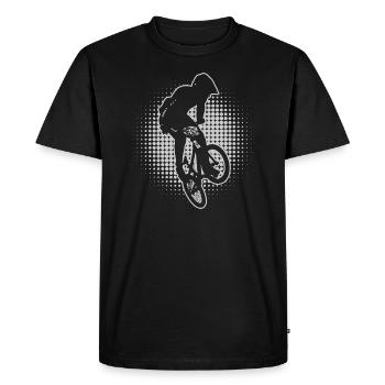Hommes bmx vélo vélo vélo bmx garçons - T-shirt Premium bio Homme - noir - Devant - Nico (187cm)