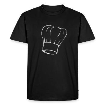 Toque - T-shirt Premium bio Homme - noir - Devant - Nico (187cm)