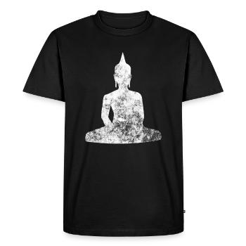 Bouddha - T-shirt Premium bio Homme - noir - Devant - Nico (187cm)