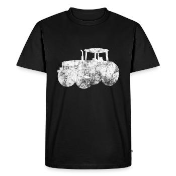 Chicken stall farmer farmer - Men's Premium Organic T-Shirt - black - Front - Nico (187cm)