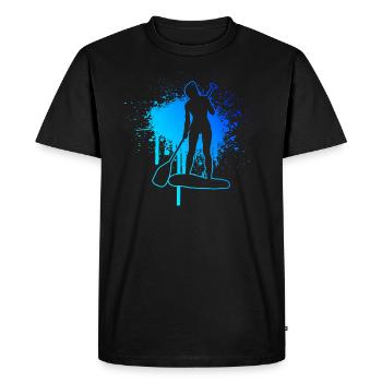 Standup Paddle Men's Standup Paddleboard - Men's Premium Organic T-Shirt - black - Front - Nico (187cm)