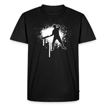 Pelote Homme Jai Alai Femmes Pelote Basque - T-shirt Premium bio Homme - noir - Devant - Nico (187cm)