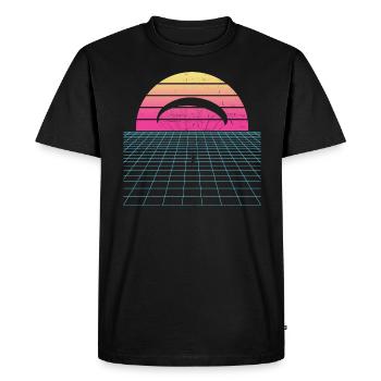 Parapente Parapente Parapente - T-shirt Premium bio Homme - noir - Devant - Nico (187cm)