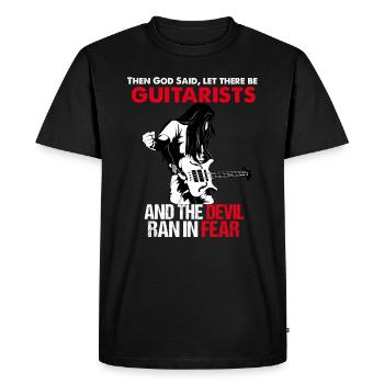 Guitarist Guitar Guitarist - Men's Premium Organic T-Shirt - black - Front - Nico (187cm)