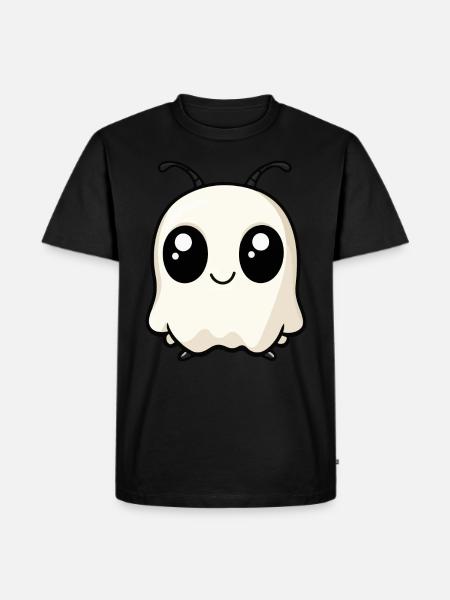 Ant Halloween Funny Ghost - Men's Premium Organic T-Shirt - black