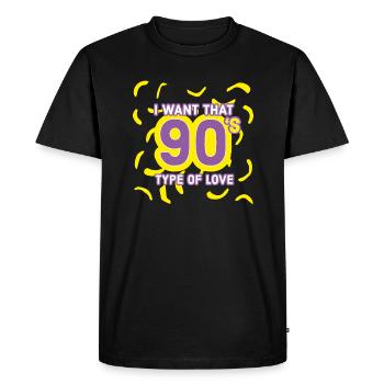 I Want That Type Of Love - T-shirt Premium bio Homme - noir - Devant - Nico (187cm)