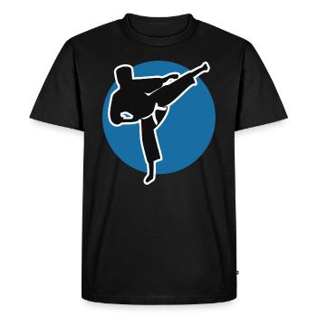 Karate Combat Sport - Men's Premium Organic T-Shirt - black - Front - Nico (187cm)