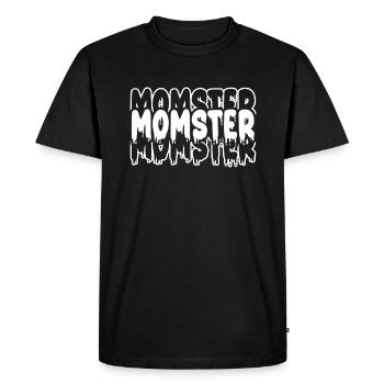 Momster Halloween Carnaval Costume Maman Femmes - T-shirt Premium bio Homme - noir - Devant - Nico (187cm)