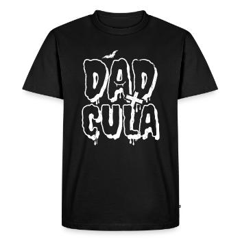 Dadcula Halloween Carnival Costume Daddy Men - Men's Premium Organic T-Shirt - black - Front - Nico (187cm)