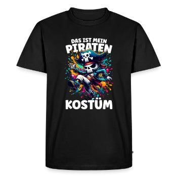 Costume de carnaval de pirate - T-shirt Premium bio Homme - noir - Devant - Nico (187cm)