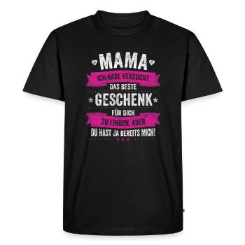Le meilleur cadeau que je suis maman pour la fête des mères - T-shirt Premium bio Homme - noir - Devant - Nico (187cm)