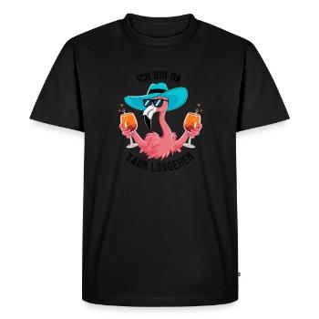 Carnival Festival Carnival Flamingo Costume - Men's Premium Organic T-Shirt - black - Front - Nico (187cm)