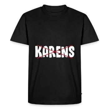 Karen Meme Karens Karen Citation Anti Karen - T-shirt Premium bio Homme - noir - Devant - Nico (187cm)