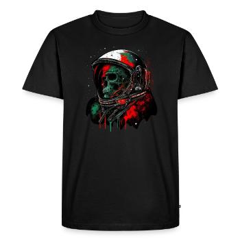 Homme de l’espace mort - T-shirt Premium bio Homme - noir - Devant - Nico (187cm)