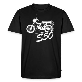 simme S50 Fan Friends Club Symbol Loog icône - T-shirt Premium bio Homme - noir - Devant - Nico (187cm)