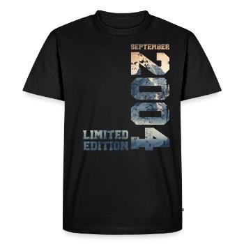 20e anniversaire Original Septembre 2004 Volume 04 - T-shirt Premium bio Homme - noir - Devant - Nico (187cm)
