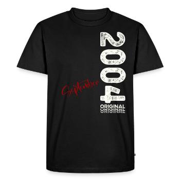 20ème Anniversaire Légende Septembre 2004 Volume 04 - T-shirt Premium bio Homme - noir - Devant - Nico (187cm)