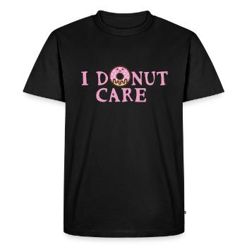 Je fais des soins - T-shirt Premium bio Homme - noir - Devant - Nico (187cm)