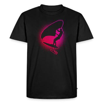 Hydroptère pour hommes Wingfoil Wingsurf pour femmes - T-shirt Premium bio Homme - noir - Devant - Nico (187cm)
