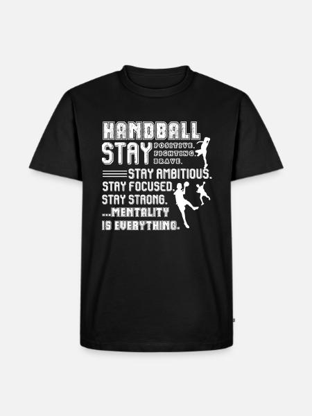 Handball Things About Handball - Men's Premium Organic T-Shirt - black