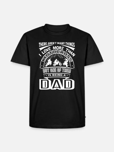 Motocross Motocross Dad - Men's Premium Organic T-Shirt - black