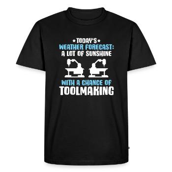 Tool Mechanic Toolmaker Tool & The Maker - Men's Premium Organic T-Shirt - black - Front - Nico (187cm)