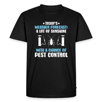 Pest Control Exterminator Exterminator - Men's Premium Organic T-Shirt - black - Front - Nico (187cm)