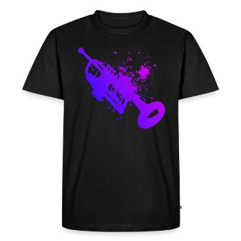 Trumpet Player Trumpet Trumpet Trumpets Spie - Men's Premium Organic T-Shirt - black - Front - Nico (187cm)