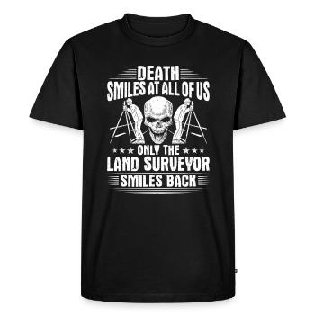 Vermessungstechniker Vermesser Land Surveyor - Men's Premium Organic T-Shirt - black - Front - Nico (187cm)
