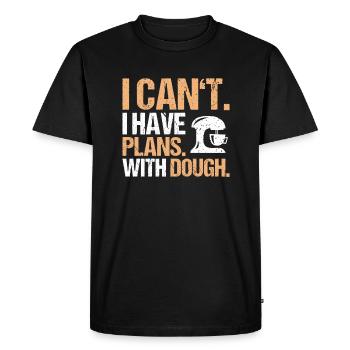 Baker Baking Baker Bakery Baking - Men's Premium Organic T-Shirt - black - Front - Nico (187cm)