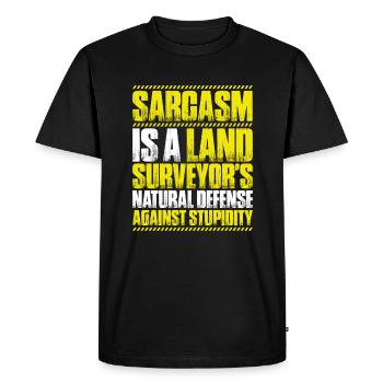 Vermessungstechniker Vermesser Land Surveyor - Men's Premium Organic T-Shirt - black - Front - Nico (187cm)