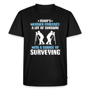 Vermessungstechniker Vermesser Land Surveyor - Men's Premium Organic T-Shirt - black - Front - Nico (187cm)