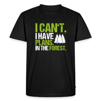 Forester Forestry Forester Forest Worker Forest - Men's Premium Organic T-Shirt - black - Front - Nico (187cm)