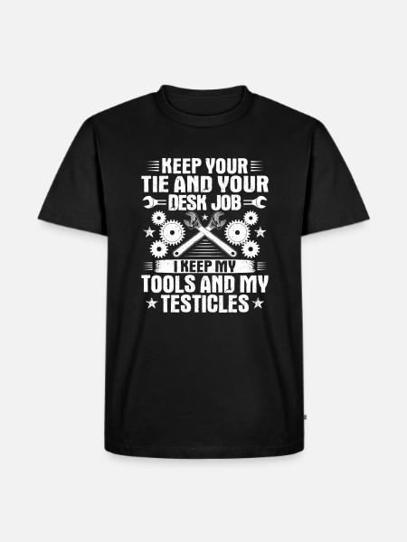 Mekaniker Mekanik Mekaniker Mekaniker - Herre Premium økologisk T-shirt - sort