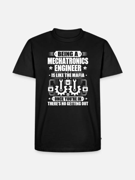 Mechatroniker Mechatronik Mechatronics Engineer - Männer Premium Bio T-Shirt - Schwarz