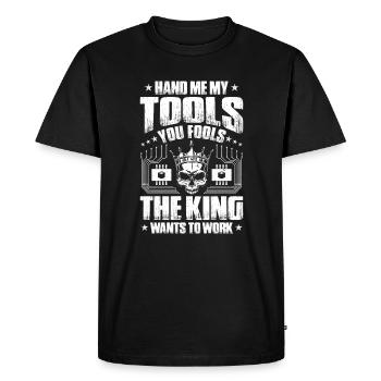 Mechatroniker Mechatronik Mechatronics Engineer - Men's Premium Organic T-Shirt - black - Front - Nico (187cm)