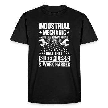 Industriemechaniker Industrial Mechanic - Men's Premium Organic T-Shirt - black - Front - Nico (187cm)