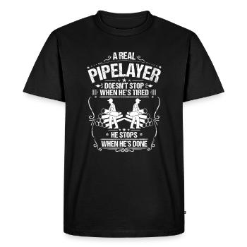 Pipeline Constructor Pipeline Construction Pipelayer - Men's Premium Organic T-Shirt - black - Front - Nico (187cm)