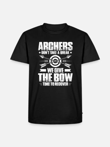 Archer Archery Bow Archer Archery - Men's Premium Organic T-Shirt - black