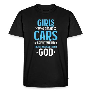 Automotive Mechatronics Engineer Car Mechanic Auto Mechanic - Men's Premium Organic T-Shirt - black - Front - Nico (187cm)